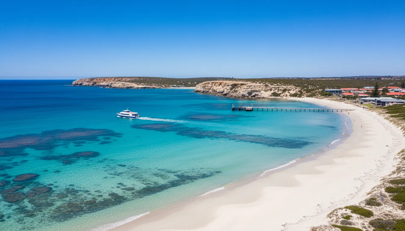 Image: A panoramic view of Rottnest Island