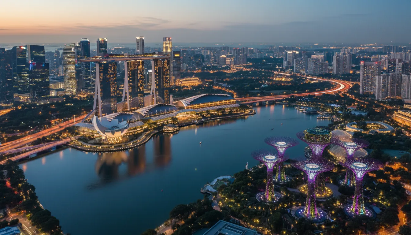 Image: An aerial view of Singapore